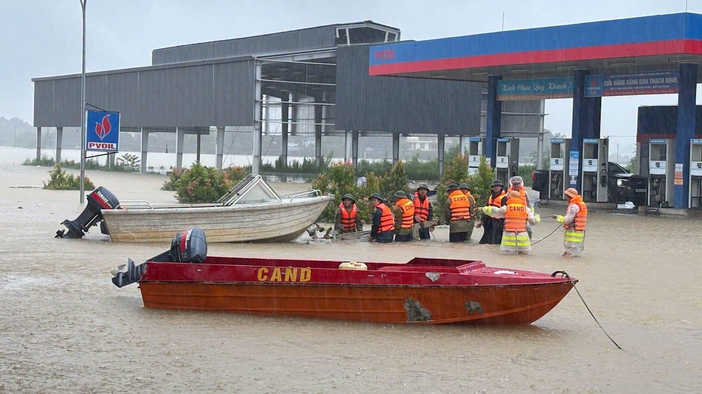越南北部暴雨成灾 造成至少三人死亡