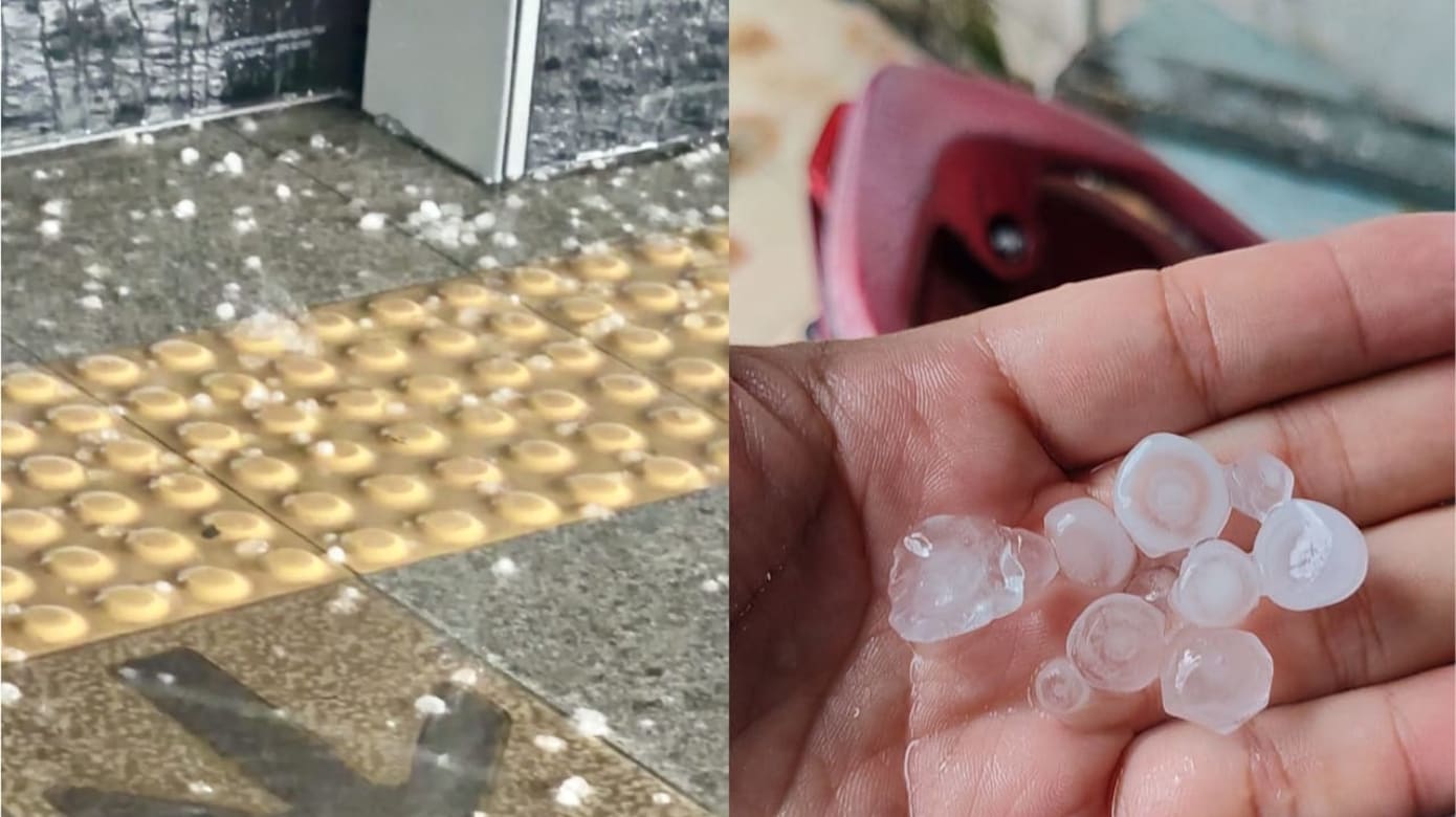 曼谷多区罕见降冰雹 泰国下周料再迎强降雨