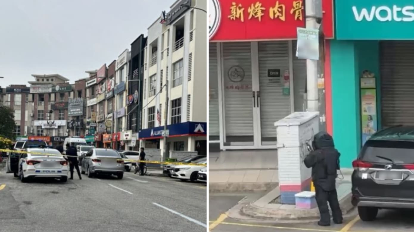 马国吉隆坡大城堡商业区惊传炸弹疑云 警方封锁现场