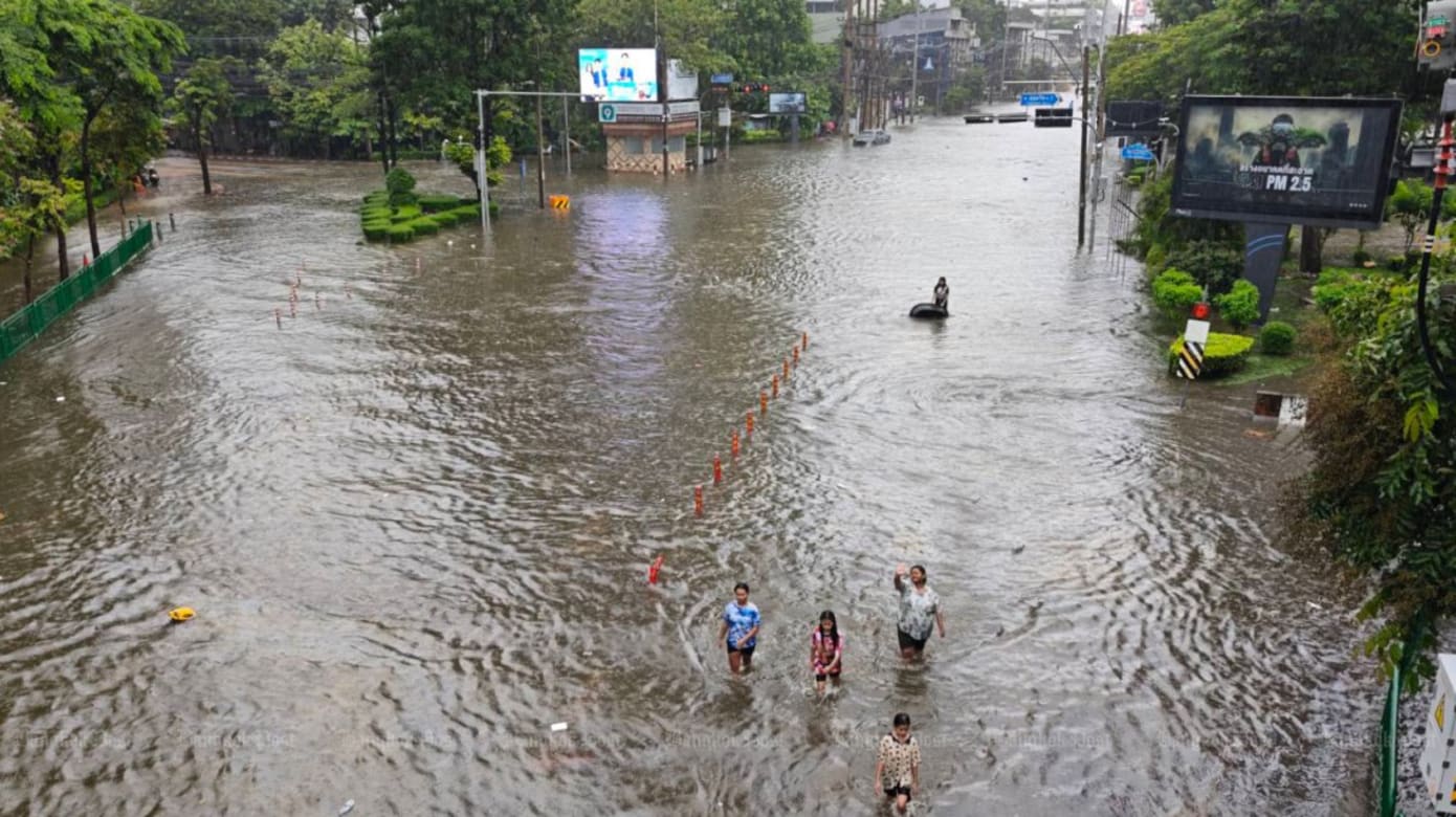 泰国37府料迎强降雨 曼谷部分地区或有特大暴雨
