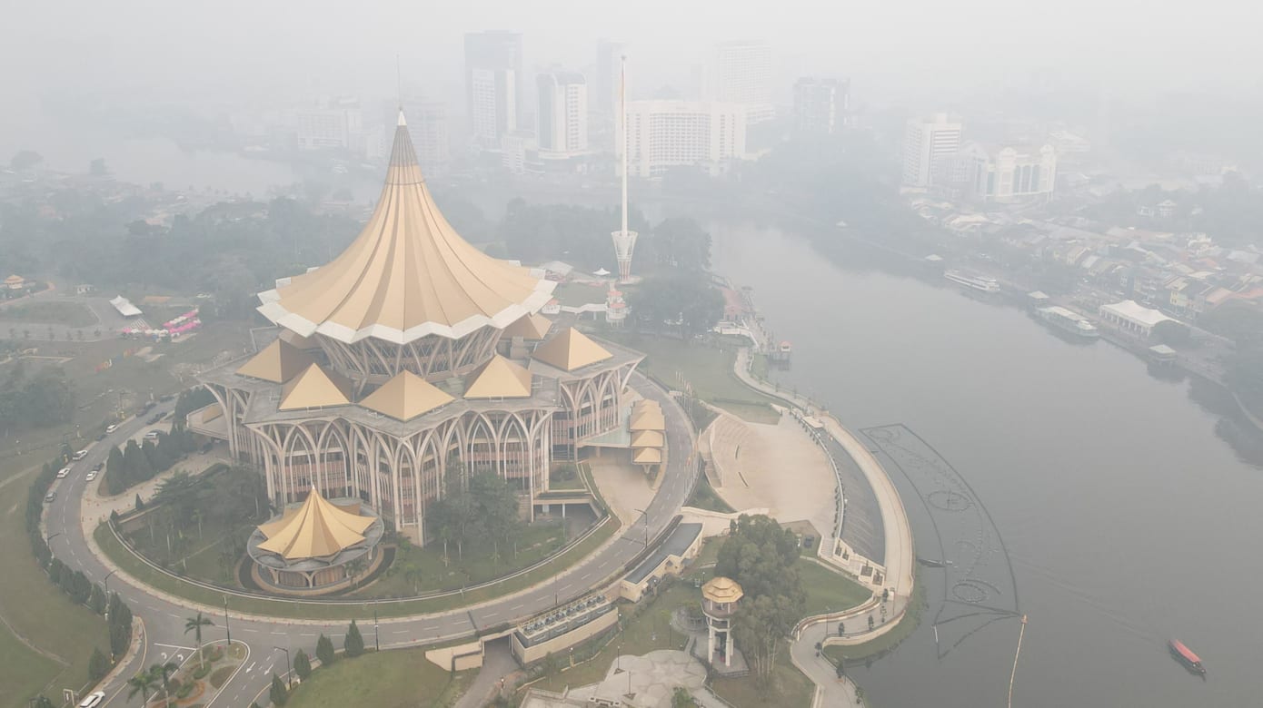 马国砂拉越烟霾持续 多地处于不健康水平